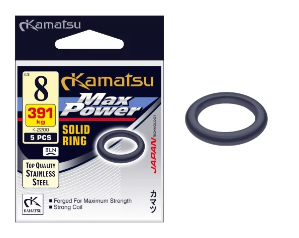 SNECI - Horgász webshop és horgászbolt - KAMATSU Solid Ring Max Power K-2200 6mm 135kg BLN