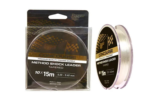 SNECI - Horgász webshop és horgászbolt - BENZAR CONCOURSE METHOD SHOCK LEADER 0,20-0,40 10X15M