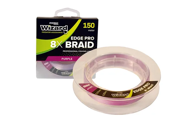 SNECI - Horgász webshop és horgászbolt - WIZARD EDGE PRO VIOLET 8X 0.07MM BRAID 150M 6,65KG