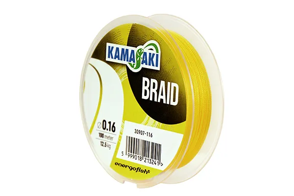 SNECI - Horgász webshop és horgászbolt - KAMASAKI BRAID YELLOW 0.10MM 7,6KG