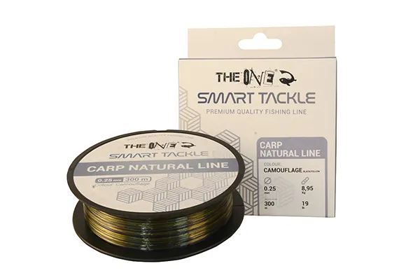 SNECI - Horgász webshop és horgászbolt - THE ONE CARP NATURAL LINE CAMOUFLAGE 300M 0.25MM 8,95KG 19LB