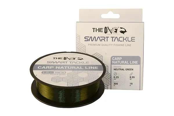 SNECI - Horgász webshop és horgászbolt - THE ONE CARP NATURAL LINE NEUTRAL GREEN 300M 0.25MM 8,95KG 19LB