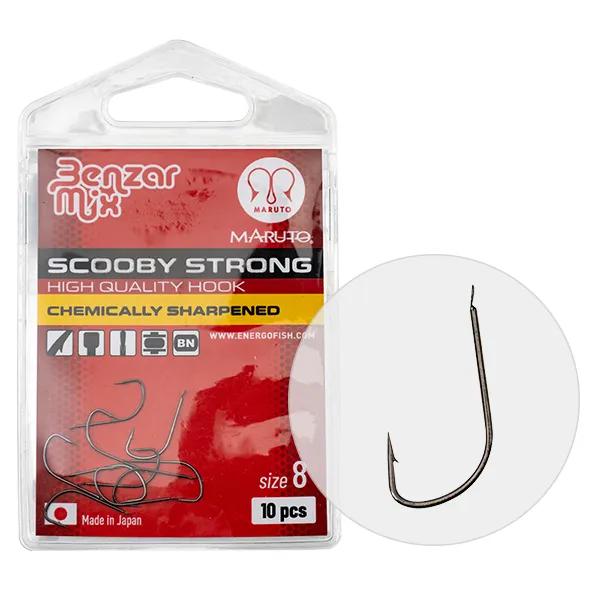 SNECI - Horgász webshop és horgászbolt - BENZÁR SCOOBY STRONG HOROG 16 10DB/CS