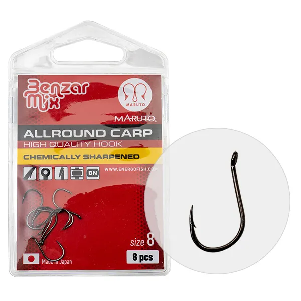 SNECI - Horgász webshop és horgászbolt - BENZÁR ALLROUND CARP HOROG 6 8DB/CS