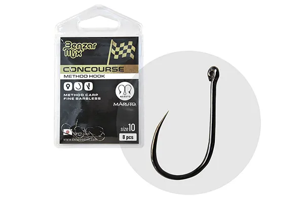 SNECI - Horgász webshop és horgászbolt - BENZÁR CONCOURSE METHOD CARP FINE BARBLESS 16