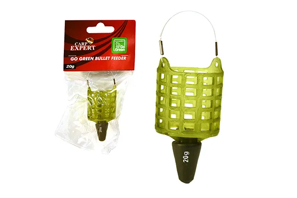 SNECI - Horgász webshop és horgászbolt - CARP EXPERT GO GREEN BULLET FEEDER KOSÁR 20G