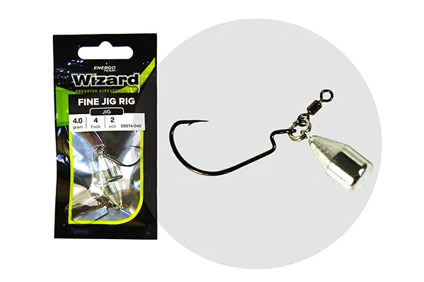 SNECI - Horgász webshop és horgászbolt - WIZARD FINE JIG RIG 4G 4 2/PCS/BAG