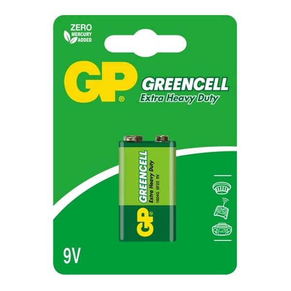 Gp greencell 9v elem bliszteres/1db (b1251,gp1604g-c1)