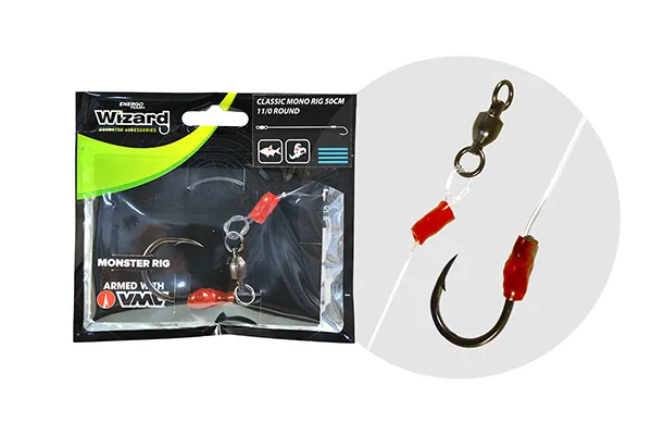 SNECI - Horgász webshop és horgászbolt - WIZARD MONSTER CLASSIC MONO RIG 11/0 ROUND