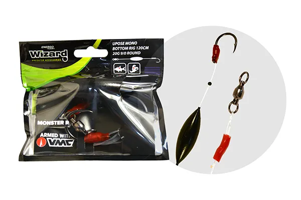 SNECI - Horgász webshop és horgászbolt - WIZARD MONSTER UPOSE MONO BOTTOM RIG 30G 11/0 ROUND