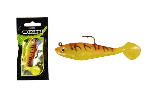 SNECI - Horgász webshop és horgászbolt - WIZARD SWIMBAIT - BIG PERCH 3 INCH - GREEN HOLO