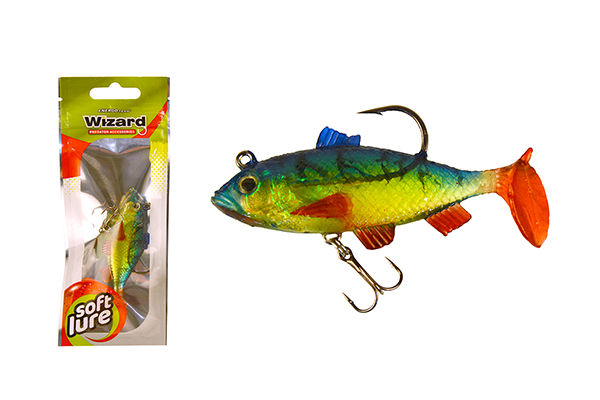 SNECI - Horgász webshop és horgászbolt - WIZARD SWIMBAIT - BIG PERCH - 3 INCH SILVER