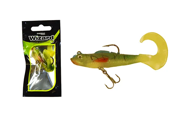 SNECI - Horgász webshop és horgászbolt - WIZARD SWIMBAIT - PADDLE PERCH - 3 INCH - FULLGREEN