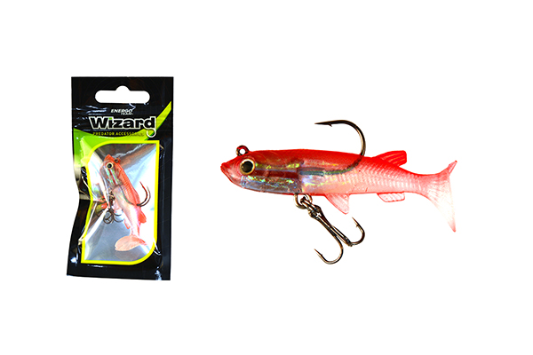 SNECI - Horgász webshop és horgászbolt - WIZARD SWIMBAIT PADDLE SHAD 2 INCH WHITERED