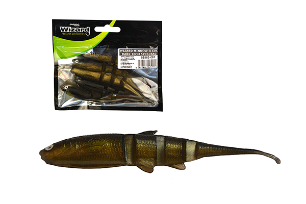 SNECI - Horgász webshop és horgászbolt - WIZARD MINNOW-X COL. DARK 10CM 5PCS/BAG