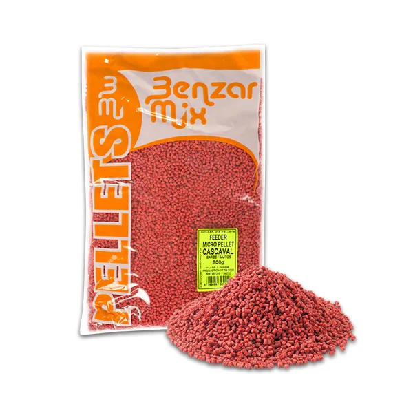 SNECI - Horgász webshop és horgászbolt - BENZAR MIX MICROPELETE FEEDER 800G SZÚNYOG LÁRVA 3,5MM