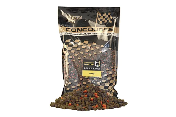 SNECI - Horgász webshop és horgászbolt - BENZÁR CONCOURSE TWISTER PELLET MIX CHERRY 800 GR