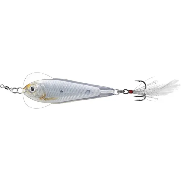 SNECI - Horgász webshop és horgászbolt - LIVETARGET FLUTTER SHAD JIGGING SPOON SILVER/BLUE  50 MM 11 G