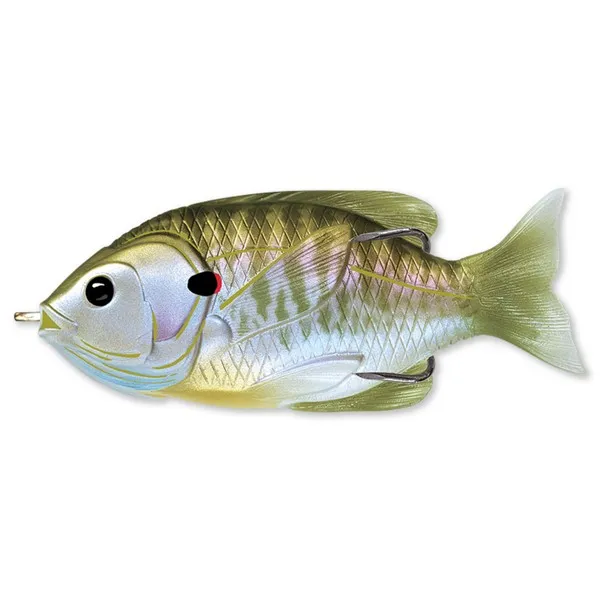 SNECI - Horgász webshop és horgászbolt - LIVETARGET SUNFISH WALKING BAIT FLORESCENT PUMPKINSEED 75 MM 12 G