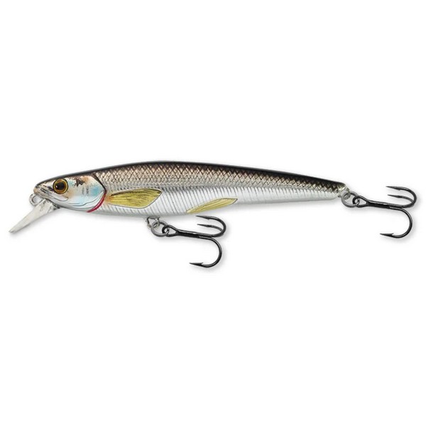 SNECI - Horgász webshop és horgászbolt - LIVETARGET RAINBOW SMELT JERKBAIT SILVER/BLACK 91MM 9G DR SUSPEND