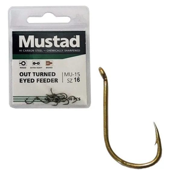 SNECI - Horgász webshop és horgászbolt - MUSTAD ULTRA NP OUT TURNED EYED FEEDER 10 10DB/CSOMAG