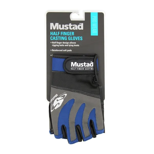 SNECI - Horgász webshop és horgászbolt - MUSTAD HALF FINGER CASTING GLOVES SIZE S