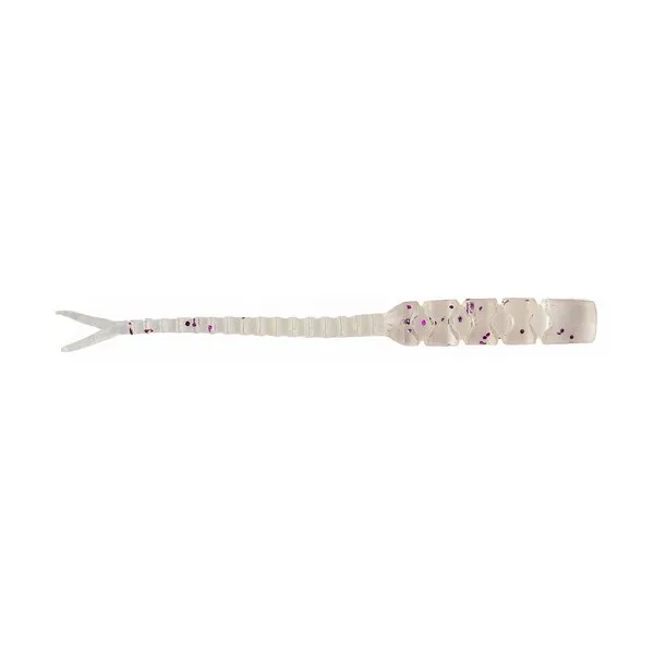 SNECI - Horgász webshop és horgászbolt - MUSTAD AJI HELLGRAMITE 2'' CLEAR LUMINOUS SILVER GLITTER 12DB/CSOMAG