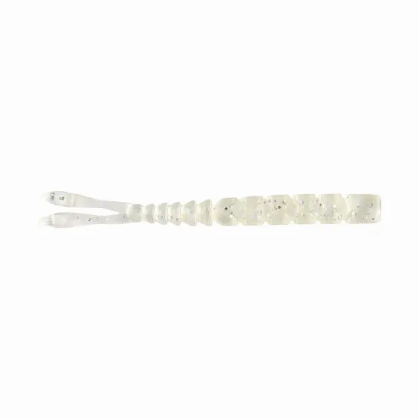 SNECI - Horgász webshop és horgászbolt - MUSTAD AJI SPLIT TAIL 2'' CLEAR RAINBOW GLITTER 12DB/CSOMAG