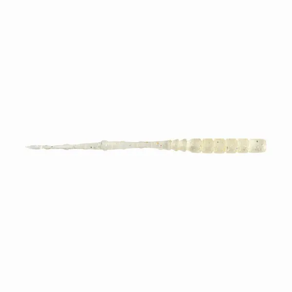 SNECI - Horgász webshop és horgászbolt - MUSTAD AJI STRAIGHT TAIL 3'' CLEAR LUMINOUS SILVER GLITTER 12DB/CSOMAG