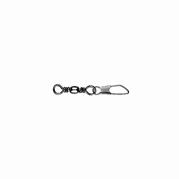 SNECI - Horgász webshop és horgászbolt - MUSTAD BARREL SWIVEL WITH SAFETY SNAP 20×A0 10DB/CSOMAG