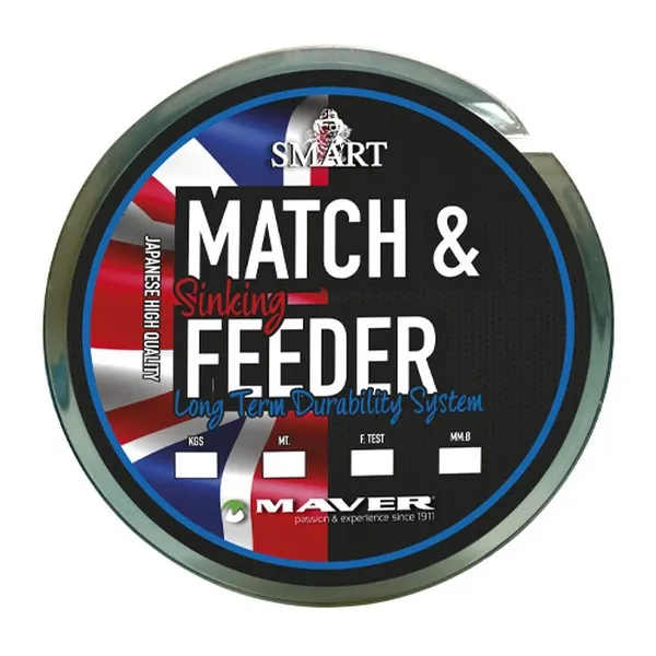 SNECI - Horgász webshop és horgászbolt - MAVER MONOFILAMENT MATCH&FEEDER SINKING 600M 0,153MM