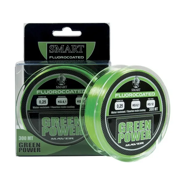 SNECI - Horgász webshop és horgászbolt - MAVER MONOF. GREEN POWER FLUORINE 300M 0,18MM