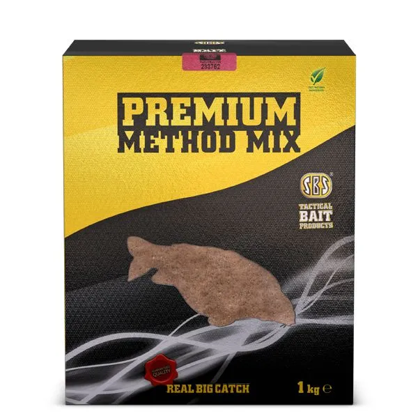 SNECI - Horgász webshop és horgászbolt - SBS Premium Method Mix Krill Halibut 1 kg etetőanyag