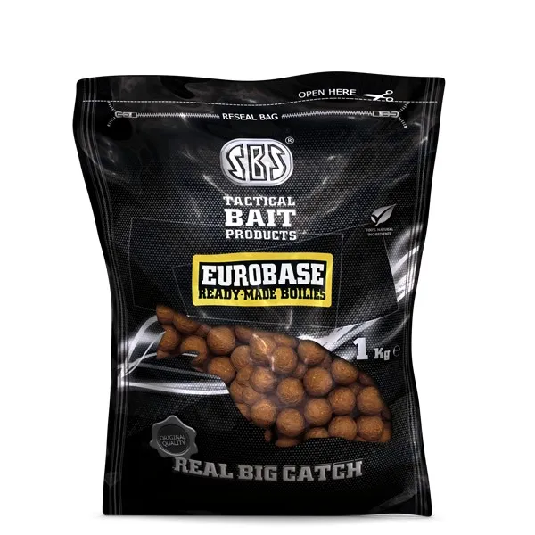 SNECI - Horgász webshop és horgászbolt - SBS EUROBASE READY-MADE BOILIES FŰSZERES 24 MM 1 KG BOILED