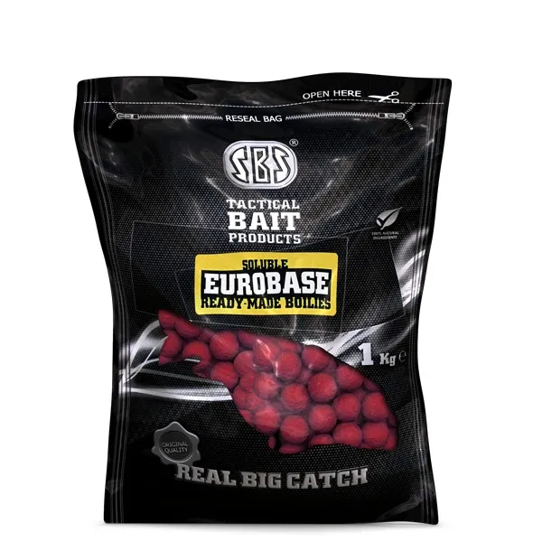 SNECI - Horgász webshop és horgászbolt - SBS EUROBASE READY-MADE BOILIES FŰSZERES 24 MM 1 KG SOLUBLE