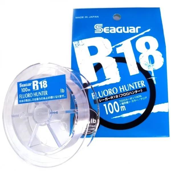 SNECI - Horgász webshop és horgászbolt - SEAGUAR R18 FLUORO HUNTER TACT 100M 2LB PE0,5