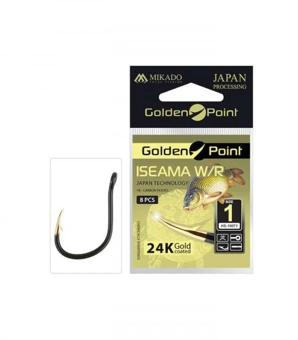 SNECI - Horgász webshop és horgászbolt - Mikado Golden Point Iseama W/ring No. 10
