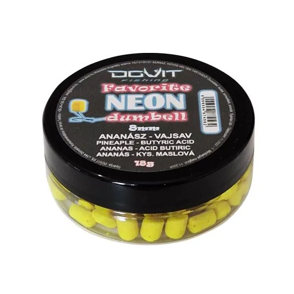 SNECI - Horgász webshop és horgászbolt - Favorite Dumbell Neon 8mm - Ananász-vajsav