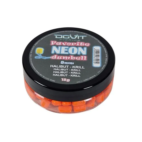SNECI - Horgász webshop és horgászbolt - Favorite Dumbell Neon 8mm - Halibut-krill