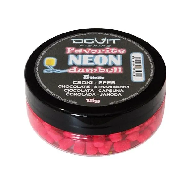 SNECI - Horgász webshop és horgászbolt - Favorite Dumbell Neon 5mm - Csoki-eper
