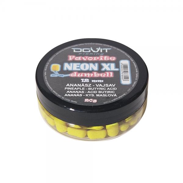 SNECI - Horgász webshop és horgászbolt - Favorite Dumbell Neon XL 12mm - Ananász - vajsav