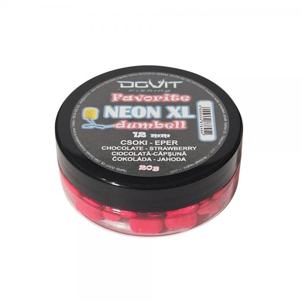 SNECI - Horgász webshop és horgászbolt - Favorite Dumbell Neon XL 12mm  - Csoki - eper