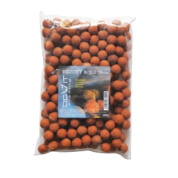 SNECI - Horgász webshop és horgászbolt - Főzött bojli 20mm 1000g - mangó