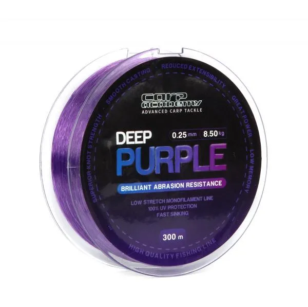 SNECI - Horgász webshop és horgászbolt - Carp Academy Deep Purple monofil zsinór 300m 0,25mm
