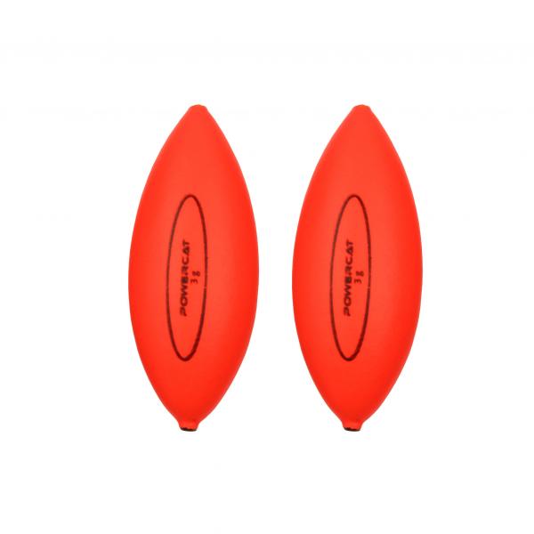 SNECI - Horgász webshop és horgászbolt - Powercat micro U-float 3g narancs 2db/cs