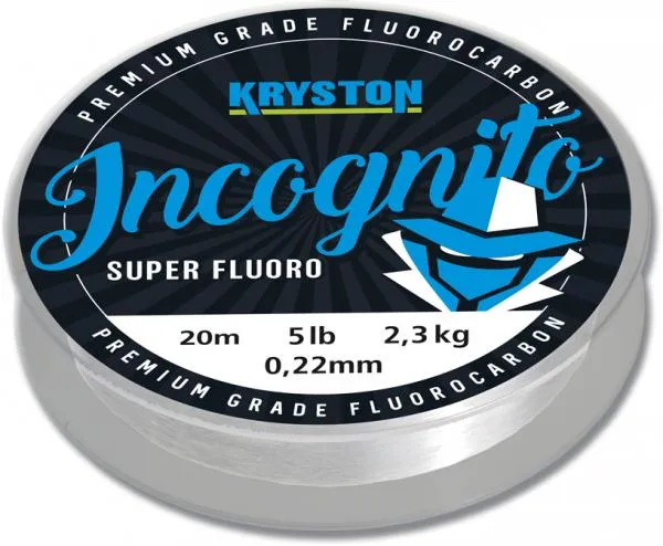 SNECI - Horgász webshop és horgászbolt - Kryston Incognito Flurocarbon 5Lbs 20m Clear