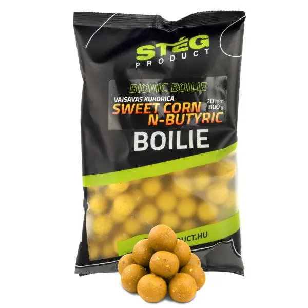 SNECI - Horgász webshop és horgászbolt - Stég Bionic Boilies 800g 20mm Corn-Nbutiryc