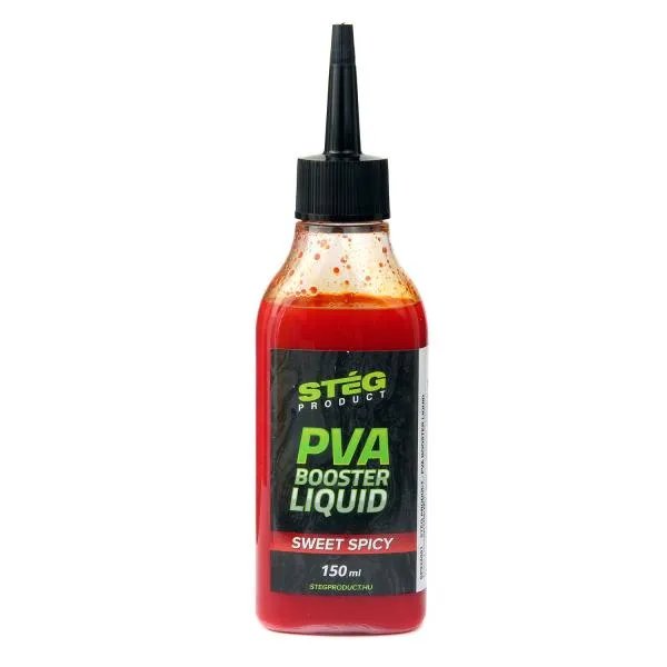 SNECI - Horgász webshop és horgászbolt - Stég PVA Booster Liquid Sweet Spicy 150ml