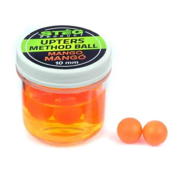 SNECI - Horgász webshop és horgászbolt - Stég Upters Method Ball Mango 10mm 8db/dob.