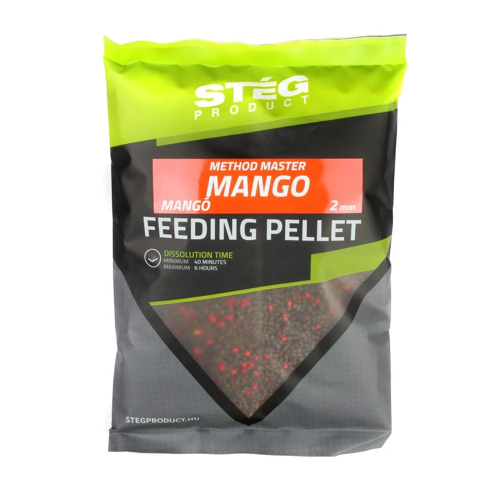 SNECI - Horgász webshop és horgászbolt - Stég Feeding Pellet 2mm Mango 800g